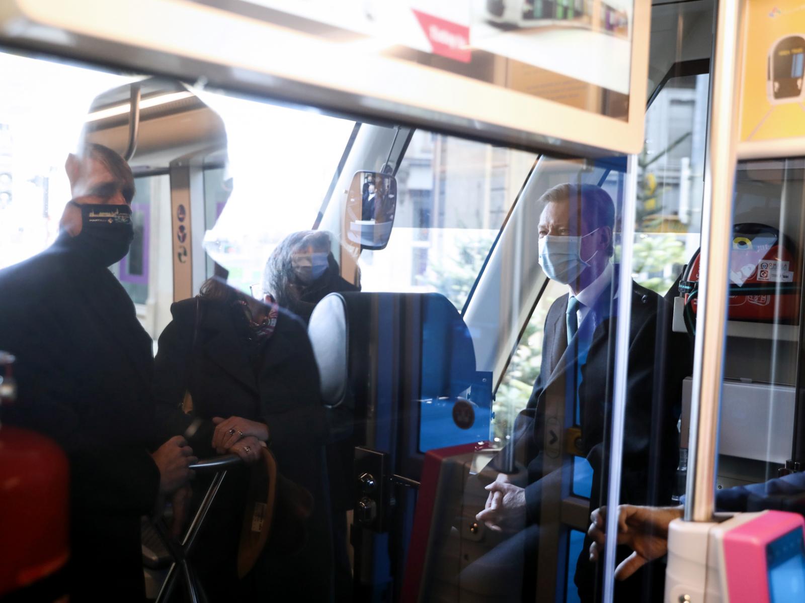 Inauguration du nouveau tronçon du Tram