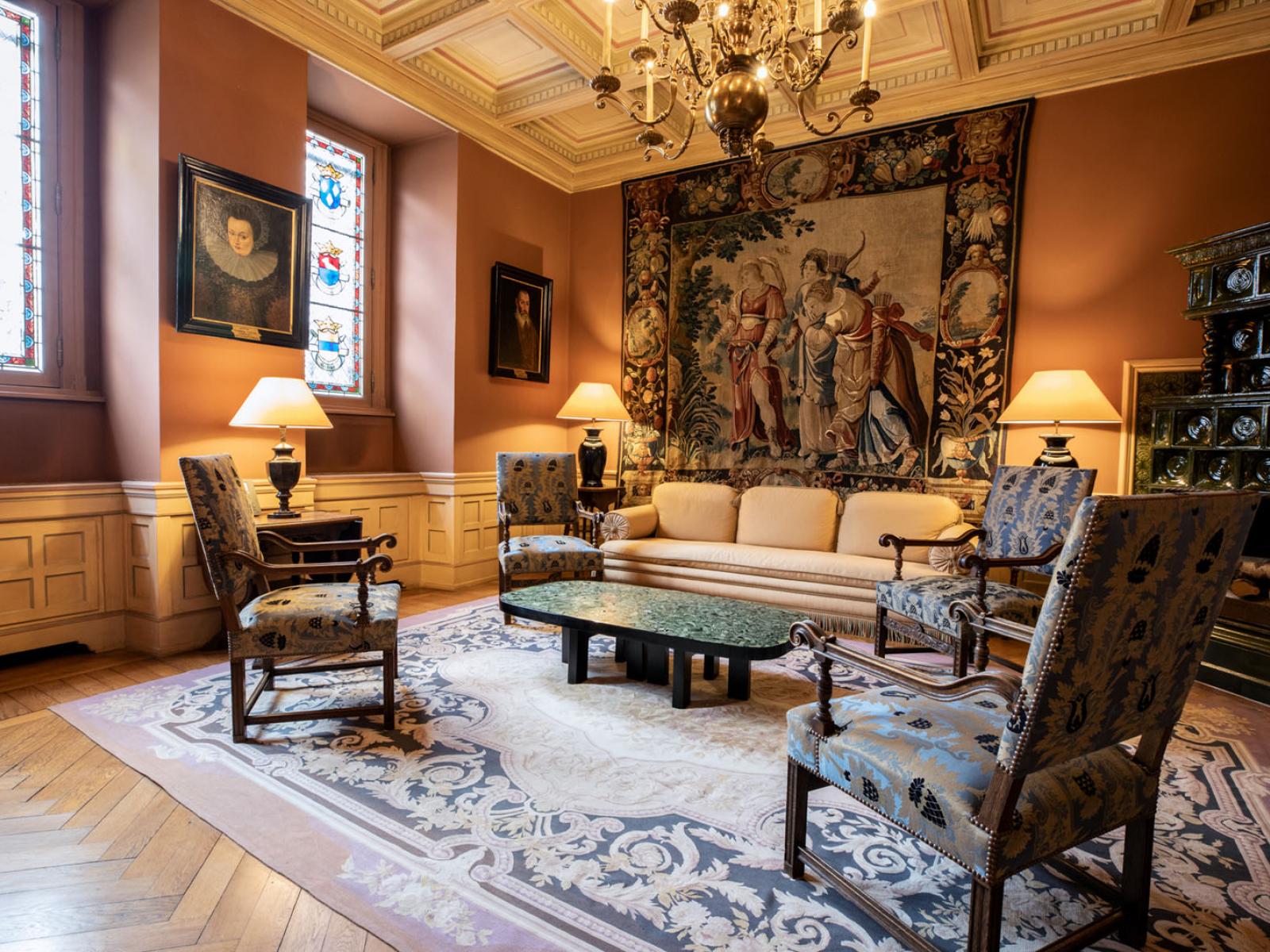 La petite salle d'armes du Palais grand-ducal
