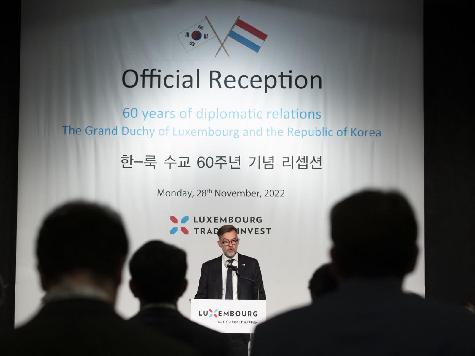 The Minister Fayot is laying his speech