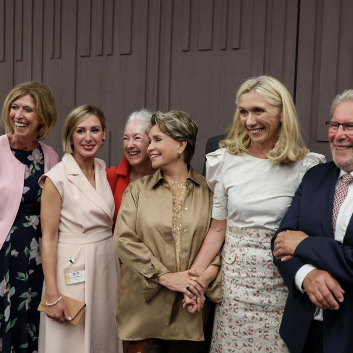 Photo de groupe lors de la réception